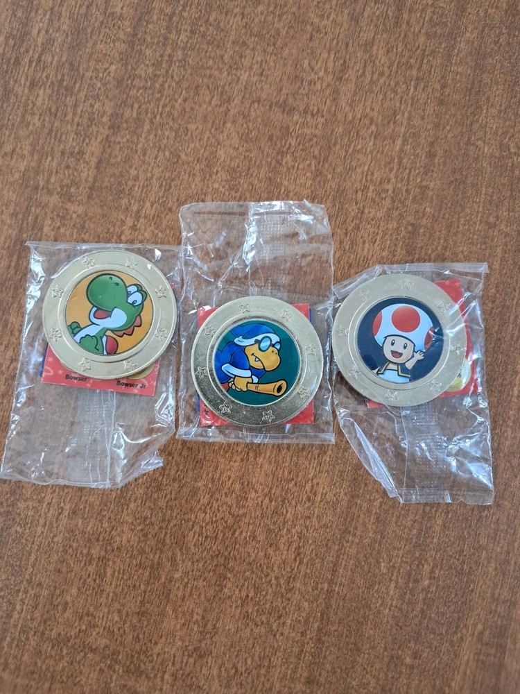 Frankford Wonder Ball Super Mario Coins 3 Coins New Sealed Collectible