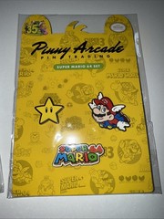 Pinny Arcade Super Mario 64 & Sunshine 35th Anniversary Enamel Pin Set Lot 2021