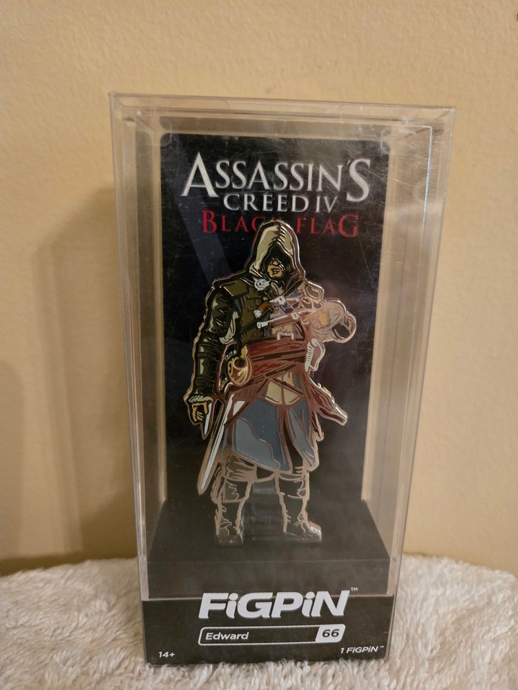 FiGPiN #66 Edward Kenway – Assassin’s Creed IV: Blackflag – Original Case – RARE