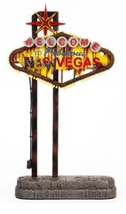 Fallout New Vegas Welcome Sign Light up Lamp 10″ Statue Figure + COA