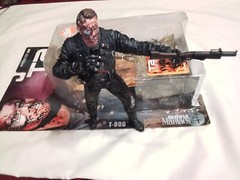 McFarlane Toys Movie Maniacs Series 4 Terminator 2 T-800 Action Figure Preowned