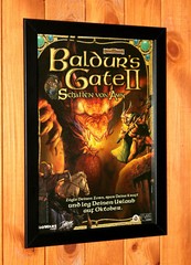 2000 Baldur’s Gate II 2 Shadows of Amn Old Promo Small Poster / Ad Art Framed