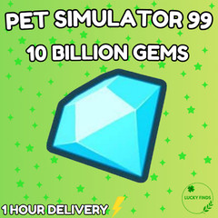 🔥💎 10 BILLION GEMS (PS99) 🔥PET SIMULATOR 99 – CHEAPEST!⚡💸