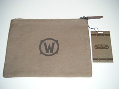 Musterbrand 2015 Blizzard WORLD OF WARCRAFT Brown Canvas Zippered Pencil Bag