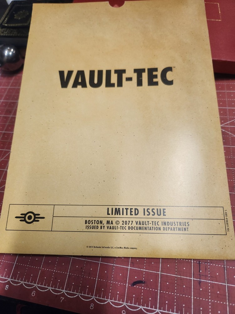 Fallout 4 Vault tech special edition 7 cards