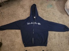 Halo Zip Up Hoodie Bungie Master Chief Xbox Navy Blue XXL Original Vintage