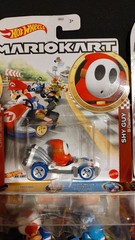 Bundle of 6 Mario Toys, 5 Boxed, Hot Wheels, Pez, Yoshi, Toad, Waluigi, Kart