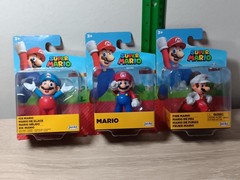 *FREE SHIP* 2.5″ FIRE + ICE + SUPER MARIO World of Nintendo Jakks Pacific 3-PK