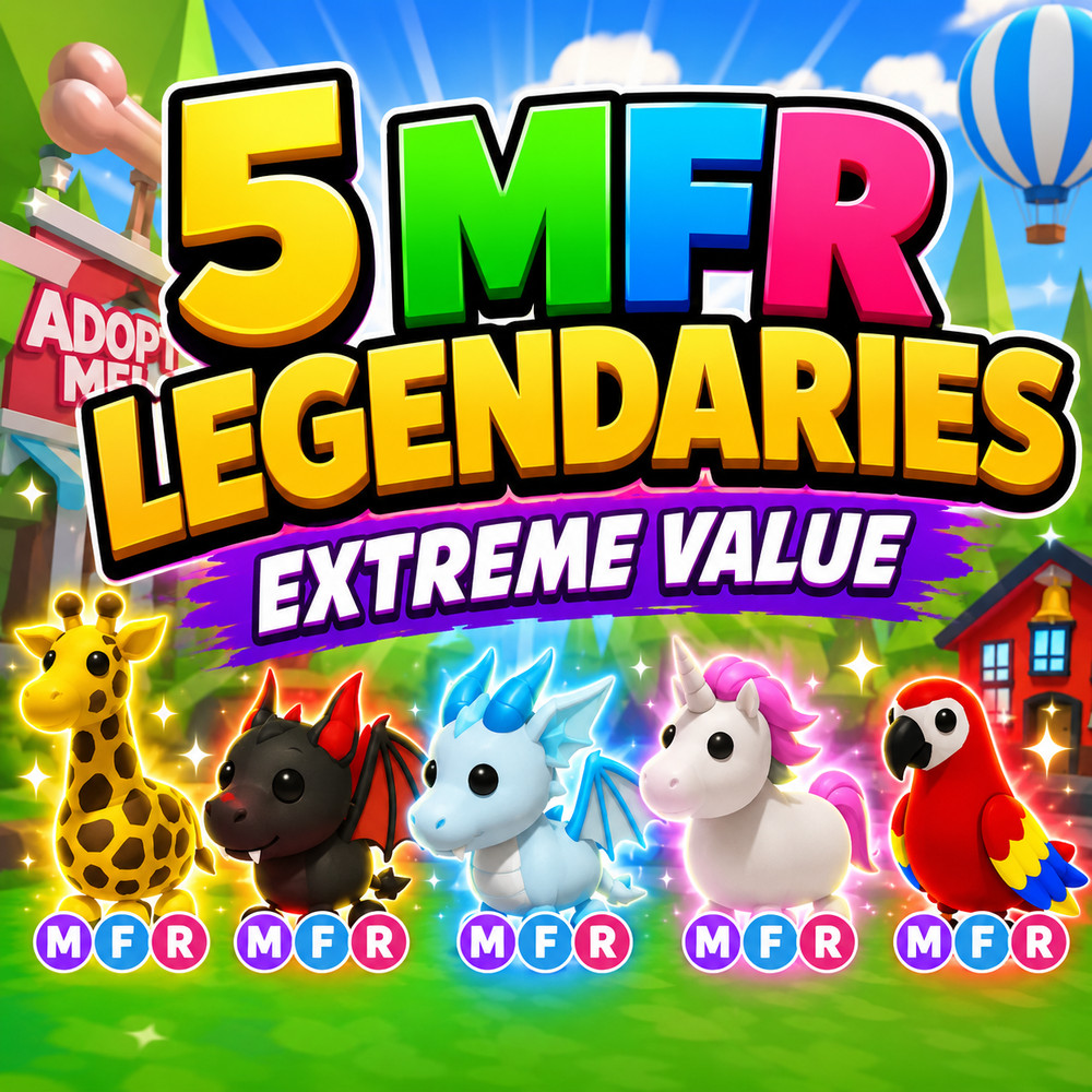 ROBLOX ADOPT ME 5 ✨RANDOM✨MFR LEGENDARIES (RANDOMIZED MFR LEGENDARY PETS)