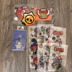 Brawl Stars World Finals 2019 Wappen Pin Badge , Epoxy Sticker, Chibi Life,Keych