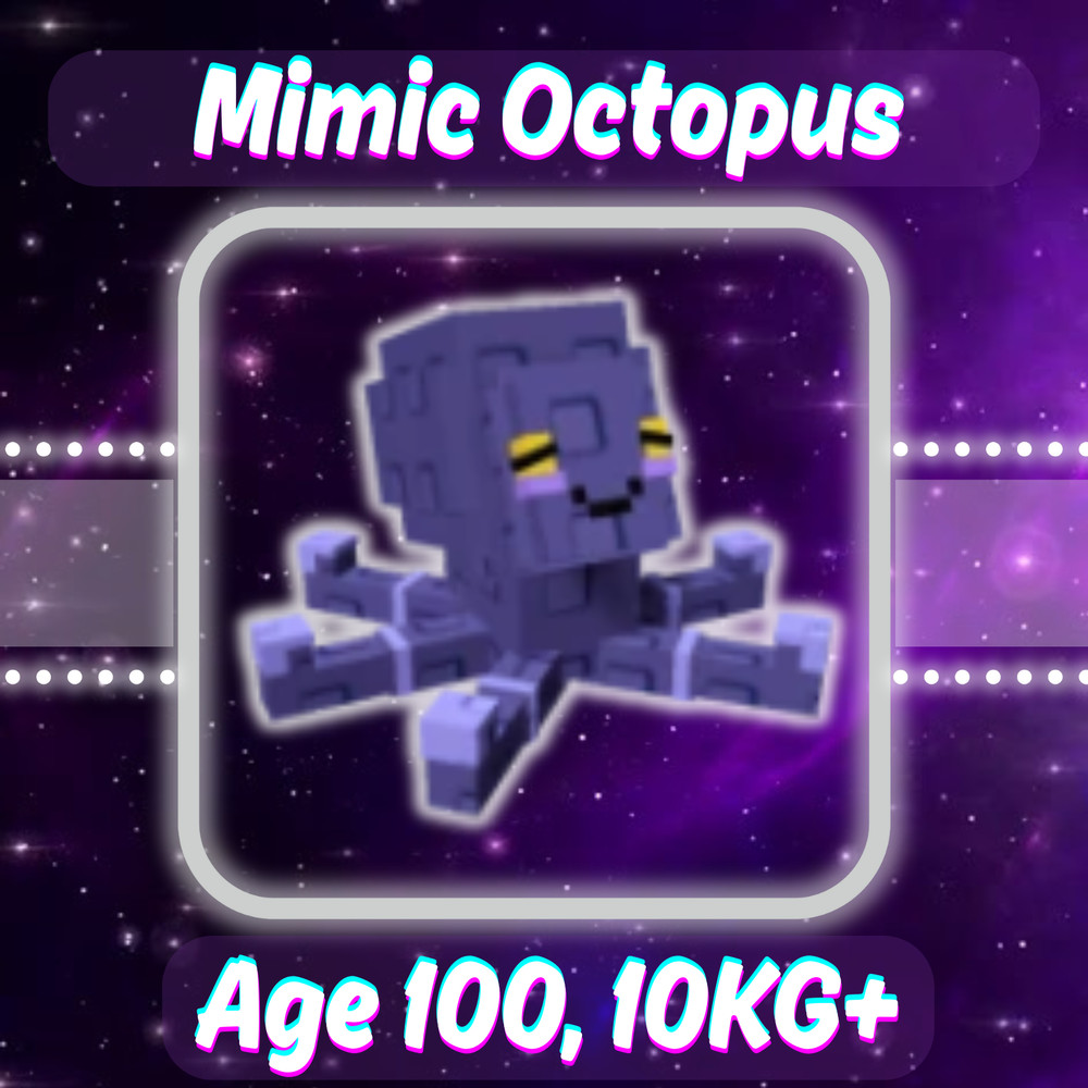 Mimic Octopus Age 100 10KG+ | Grow a Garden | Roblox | Cheap | Fast Delivery