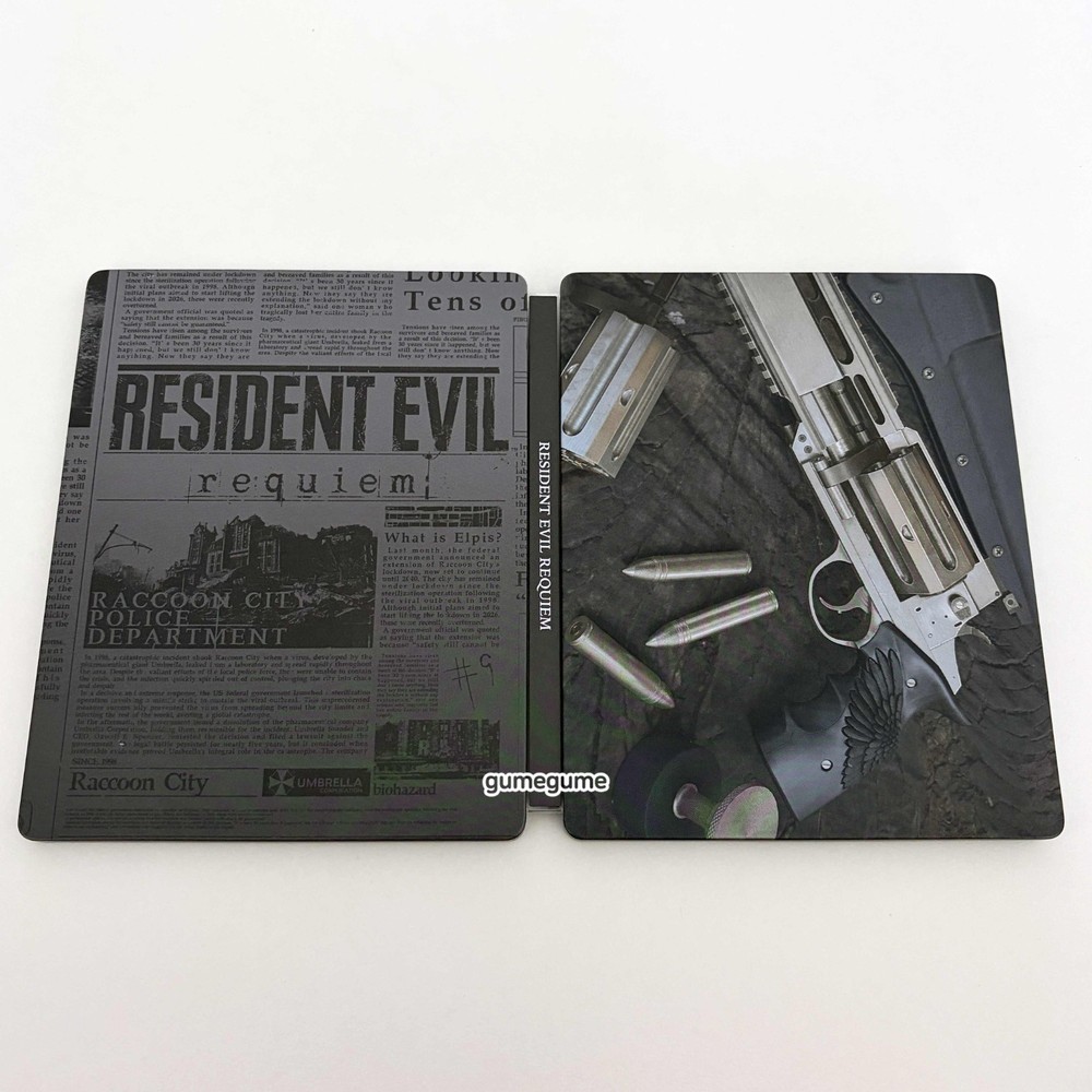 PS5 BIOHAZARD Resident Evil Requiem Steelbook Scratch G2 Size Official – No Game