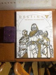 Destiny chess set, xbox limited edition, blueprint, cards, coloring book