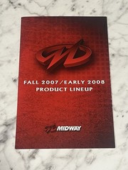 Midway 2007/2008 Product Line Up GameStop Promo Pamphlet Unreal Tournament TNA