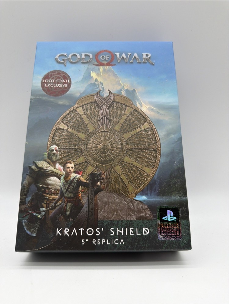 🔥God of War Kratos’ Shield Replica From Loot Crate Brand New