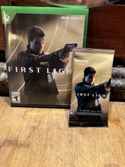 007: First Light (Xbox Series X) W/ SEALED GameStop Exclusive Promo Card Pack