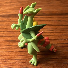Pokemon Sceptile Character Figure Green 2008 0815 HM00 Video Game Series