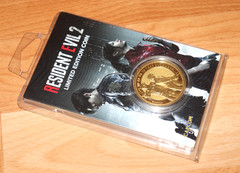 Resident Evil 2 Capcom Limited Edition Coin Gold Edition Collectible PS4 Xbox