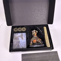 Sekiro Collector’s Edition Statue Set Ps4 No Game Complete Box Light Damaging