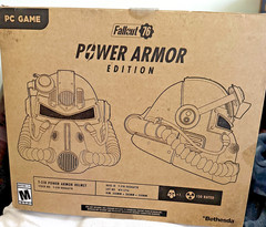 Fallout 76 Power Armor Collector’s Edition T-51b Helmet with Bag & Box Reserved