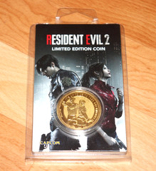 Resident Evil 2 Capcom Limited Edition Coin Gold Edition Collectible PS4 Xbox