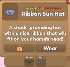 Wild Horse Islands – Ribbon Sun Hat