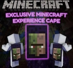 🕹️Minecraft Experience Villager Cape Code SENT INSTANTLY, 3000+ sales!