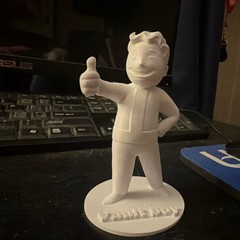 Vault Boy statue collectible figure,3D printed unpainted