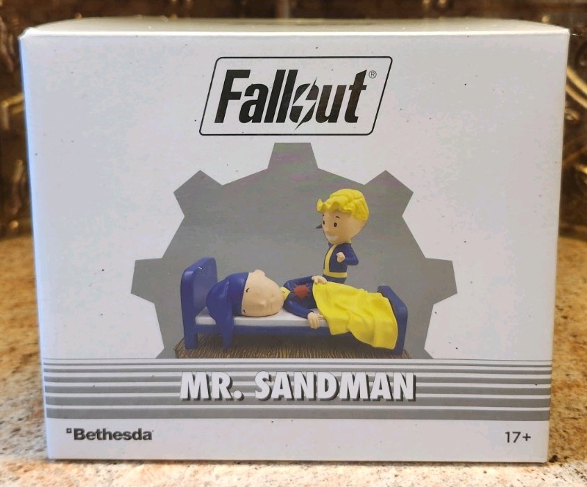Fallout Vault Boy Mr. Sandman Statue Technicolor Color Variant limited edition