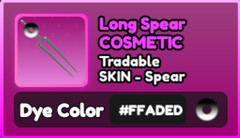 World Zero WZ – COSMETICS – #FFADED (FADE) – SKIN