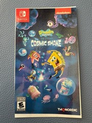 Cosmic Shake Nintendo Switch Laminated Store Shelf *Display Card ***ONLY