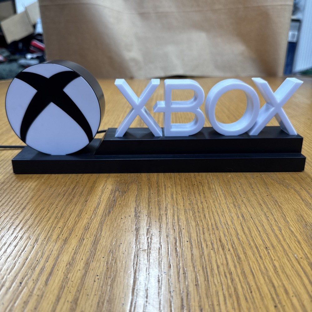 Xbox Icons Light Lamp Paladone Official LED Gaming Decor USB RGB Desk Sign Works