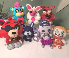 Fnaf 15 Lot Plush Freddy Foxy Preloved Five Nights At Freddys 2015-2018