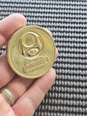 Nintendo New Super Mario Bros 2 Gold Coin Medal Brazil Preorder Bonus 3DS NES