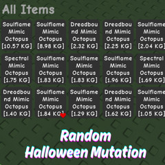 Mimic Octopus Age 100 10KG+ | Grow a Garden | Roblox | Cheap | Fast Delivery