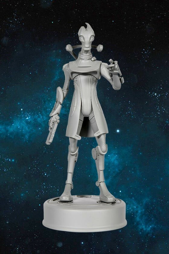 Mass Effect Salarian Scientist Mordin Solus Variant Limited Polyresin Statue 8″
