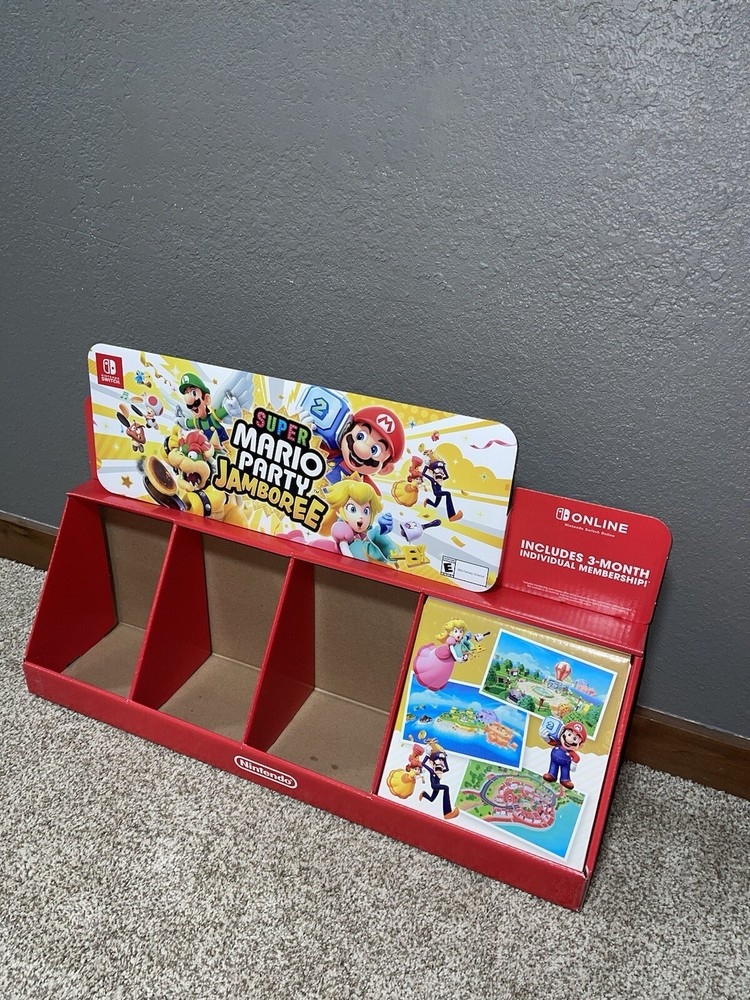Super Mario Party Jamboree 2FT Horizontal Display + BONUS ITEM -Walmart- 2024
