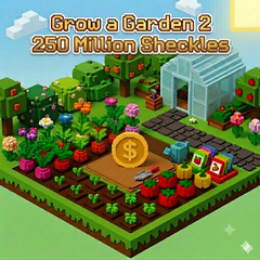 Grow a Garden 2 – 250 Million Sheckles 🪙CHEAP AND FAST DELIVERY⚡