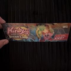 Kirby’s Return to Dream Land Nintendo Wii Promotional Lenticular Bookmark RARE