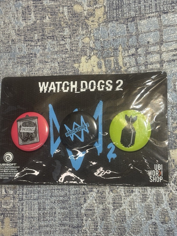 Watch Dogs 2 Collectable Pin Set – UBISOFT 2016