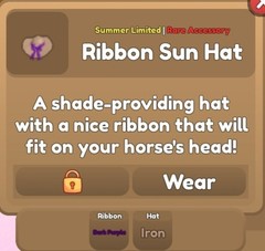 Wild Horse Islands – Ribbon Sun Hat