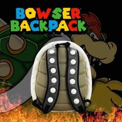 Super Mario Bros Bowser Green Turtle Shell Backpack Nintendo Licensed NEW