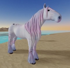 Wild Horse Islands 🌸 IUH Pastel Streaks And Mother Of Pearl Coat Shire 🌸 Pure