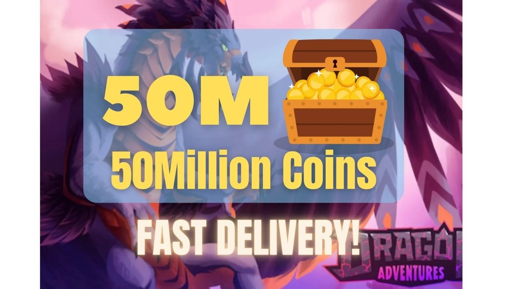 50Million Coins – Dragon Adventures D.A – Fast Delivery!