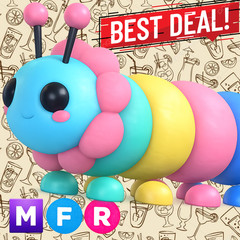 Adopt – MFR Gumball Caterpillar – Mega Neon Fly Ride *SAME DAY DELIVERY*