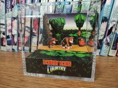 Donkey Kong Country DK Handmade Diorama – Gameboy / Retro Gaming Cube – Fanart