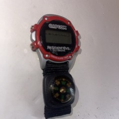 Resident Evil Outbreak PS2 Promo Stop Watch and Compass Capcom Rare Parts Only