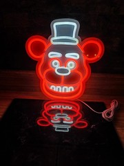 Five Nights at Freddy’S/Fnaf Freddy Neon Signs for Wall Decor