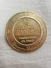 Super Mario Frankford Collectible Coins OPENED SET OF 8 INCLUDING 1 RARE COIN