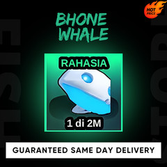 Roblox Fish It Bhone Whale Secret 1/2M